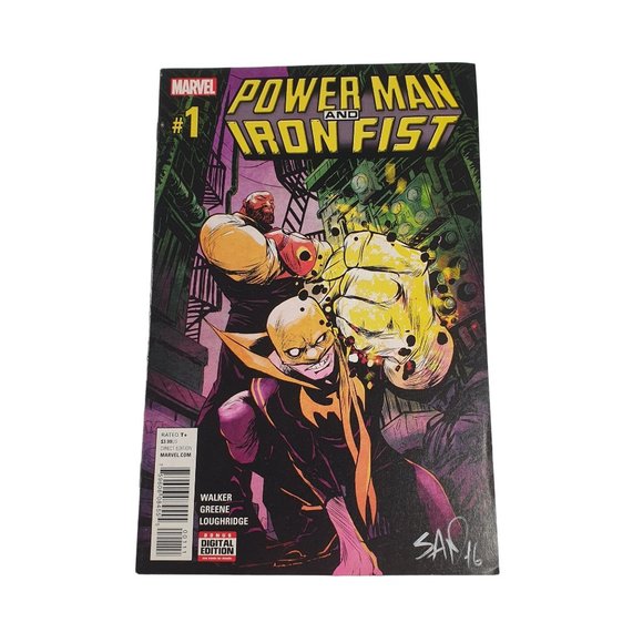 Power Man Iron Fist Marvel Comic Book Collector April 2016 Bagged Boarded - Picture 1 of 2